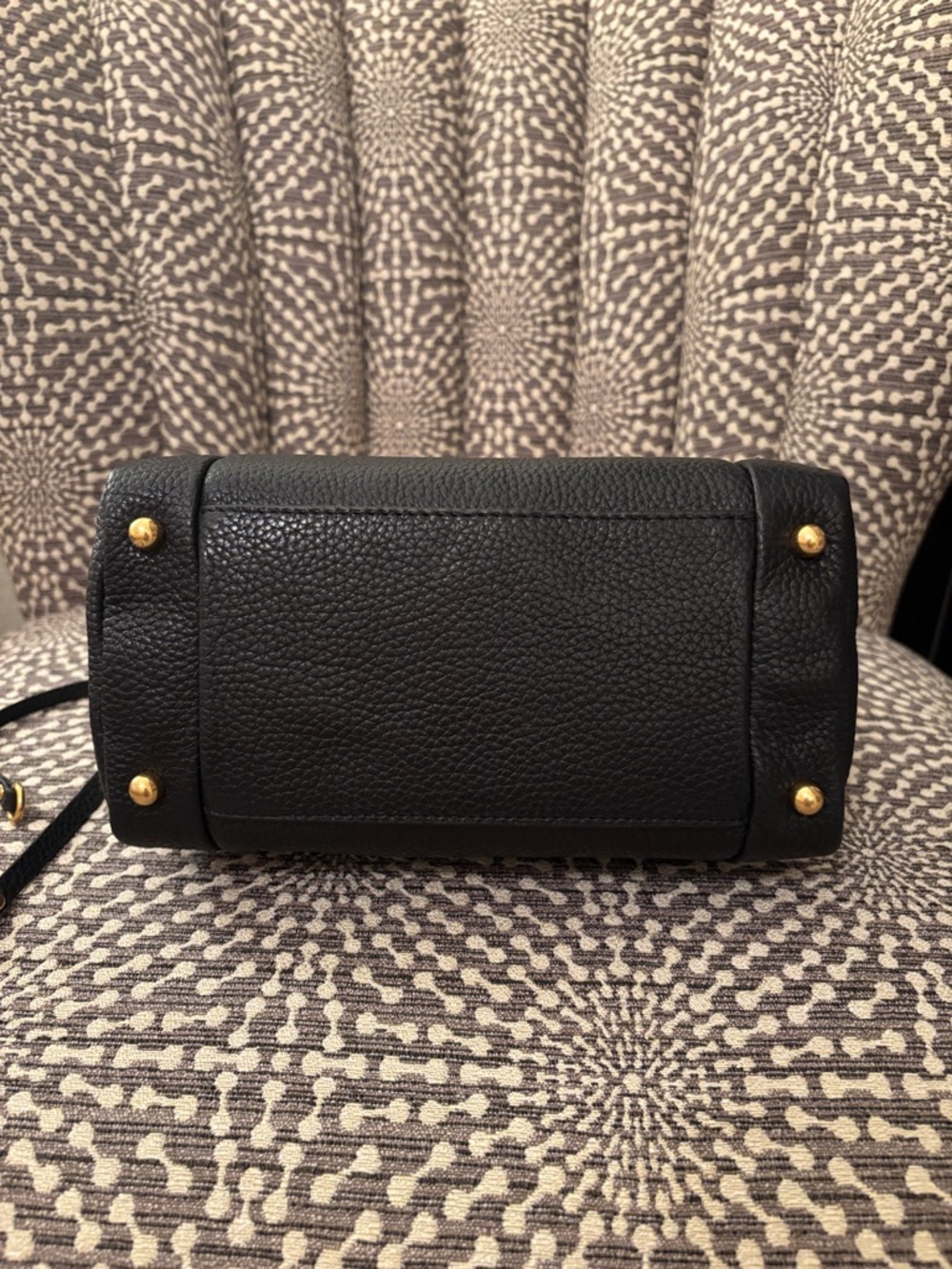 Rebecca Minkoff Mab Black Leather Small Speedy Top Handle Satchel Bag w/ Strap - Picture 9 of 16
